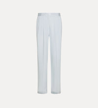 Charger l&#39;image dans la galerie, FORTE_FORTE Pantalon Baggy en Satin Bleu Ciel
