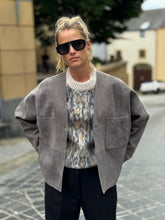 Charger l&#39;image dans la galerie, FORTE_FORTE Kimono en Daim Gris
