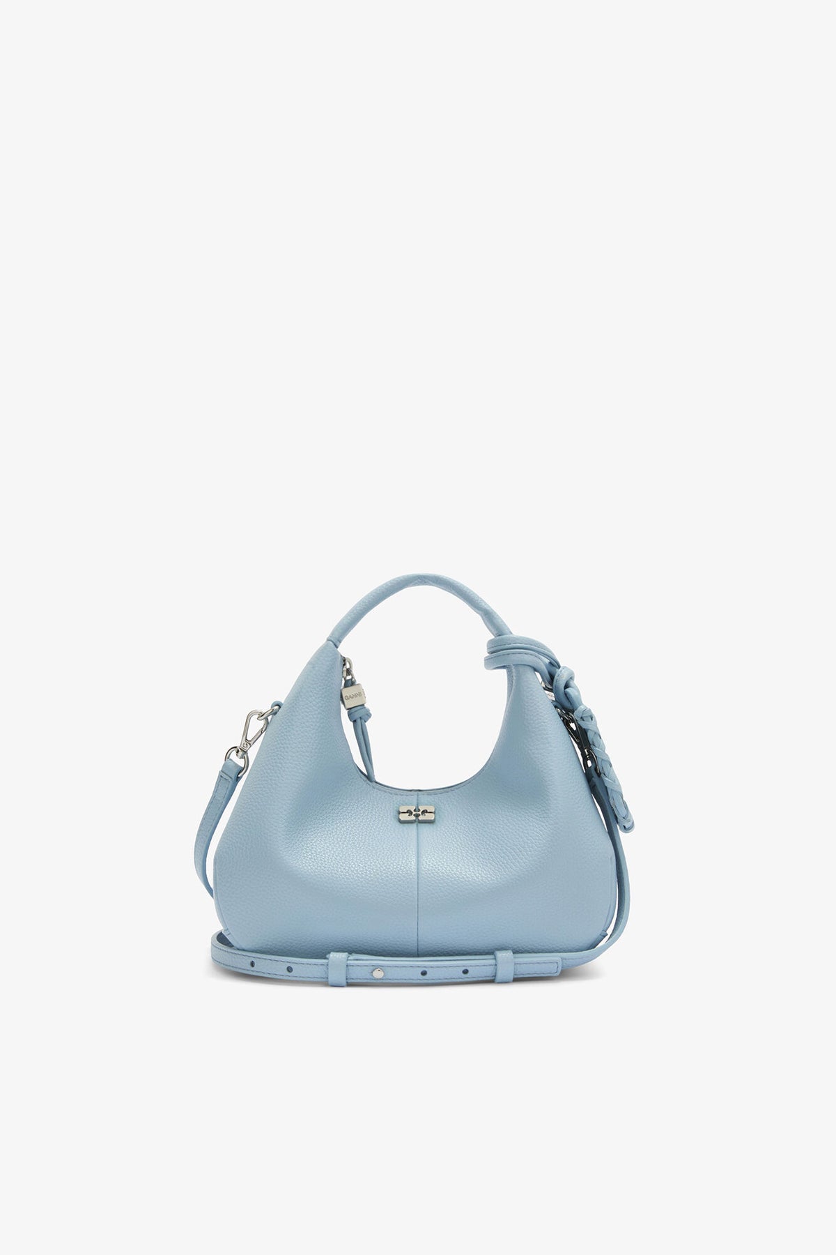 GANNI Sac Hobo Mini Bleu