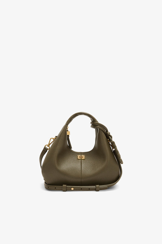 GANNI Sac Hobo Mini Olive