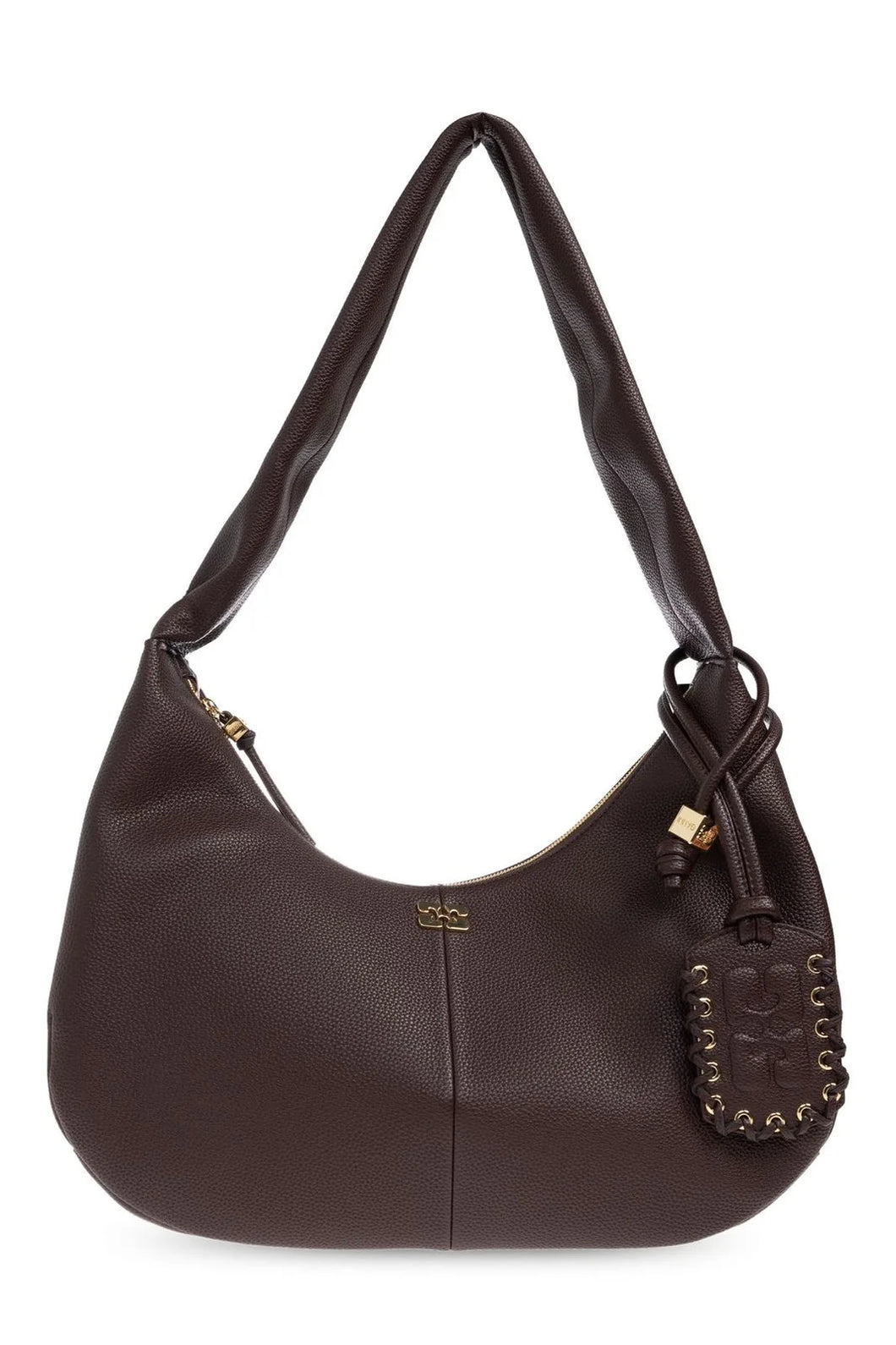 GANNIi Sac Hobo Moyen Marron