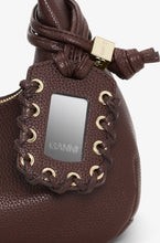 Charger l&#39;image dans la galerie, GANNI Mini Sac Hobo Marron
