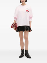 Charger l'image dans la galerie, GANNI Basic cotton jersey Long sleeve Chalk Pink
