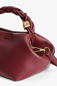 GANNI Burgundy Small Bou Bag