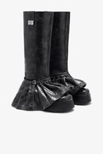 Charger l&#39;image dans la galerie, GANNI Bottes Hautes en Gris Foncé
