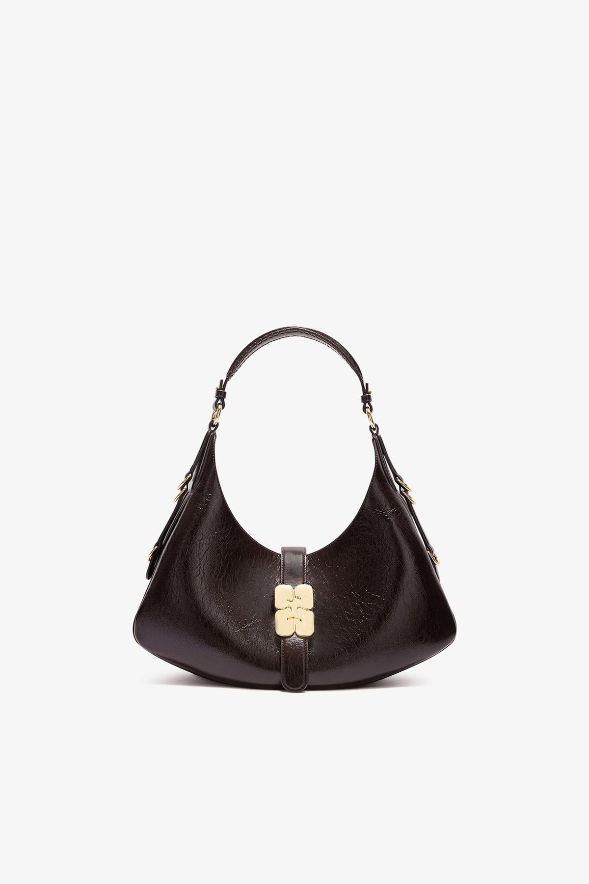 GANNI Sac Kat Small Deep Shine Demitasse