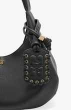 Charger l&#39;image dans la galerie, GANNI Sac Hobo Moyen Noir
