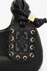 GANNI Mini Sac Hobo Noir