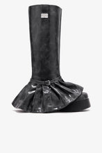 Charger l&#39;image dans la galerie, GANNI Bottes Hautes en Gris Foncé

