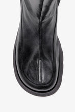 Charger l&#39;image dans la galerie, GANNI Bottes Hautes en Gris Foncé
