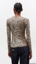 Charger l&#39;image dans la galerie, GANNI T-Shirt Coton Motif Léopard
