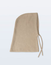 Charger l&#39;image dans la galerie, WHITE+WARREN Cagoule Côtelée en Cachemire Khaki
