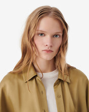 Charger l&#39;image dans la galerie, IRO Robe Chemise Baria Khaki Brown
