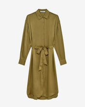 Charger l&#39;image dans la galerie, IRO Robe Chemise Baria Khaki Brown
