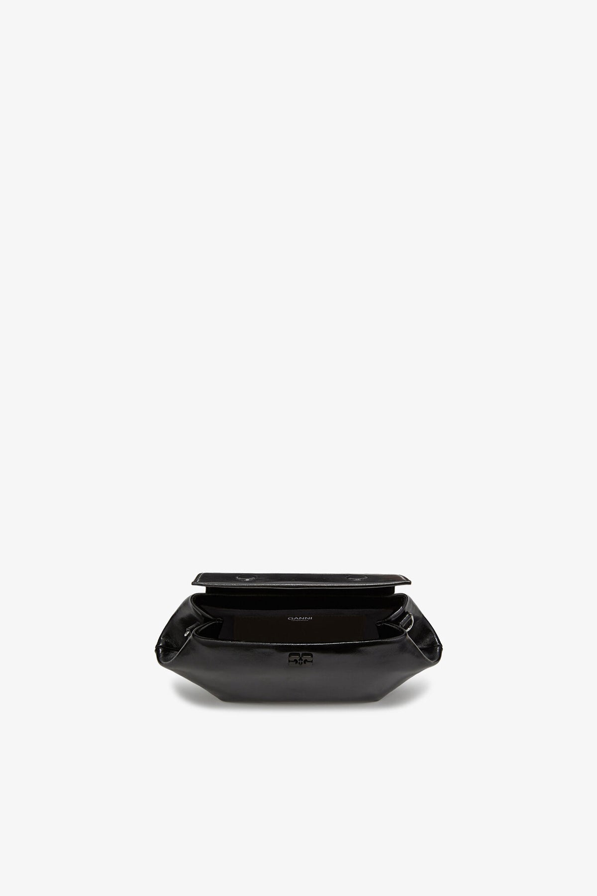 GANNI Sac Bou East/West Deep Shine Demitasse
