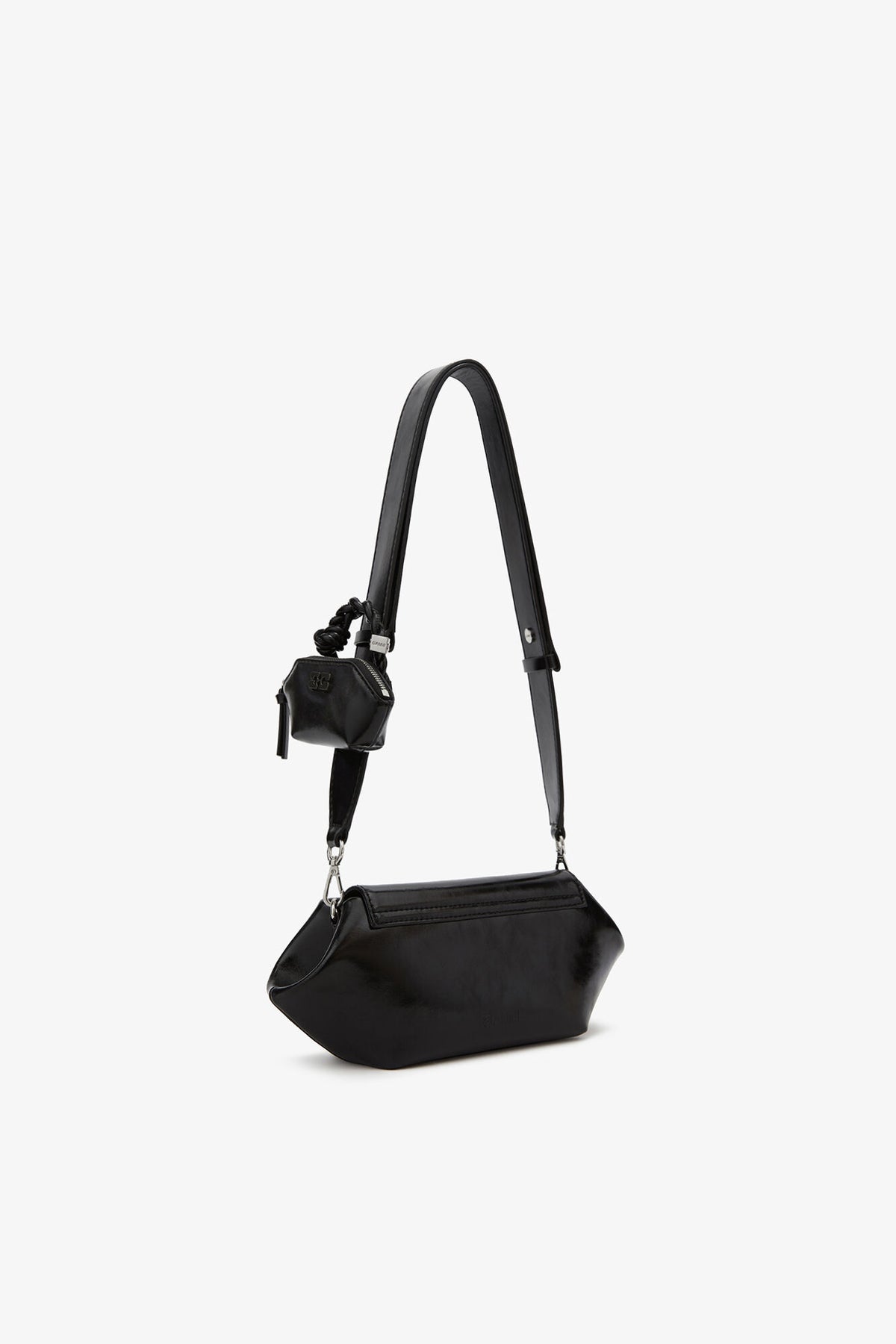 GANNI Sac Bou East/West Deep Shine Demitasse