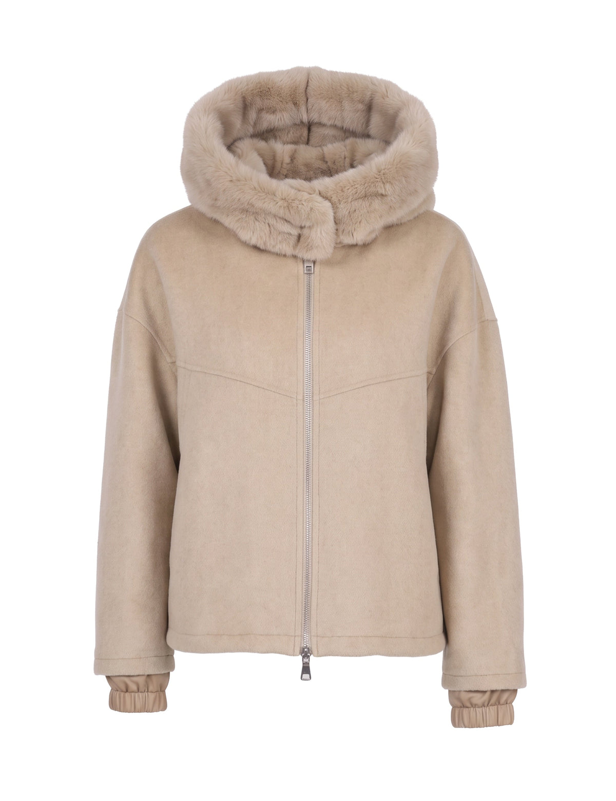 BLONDE NO.8 Veste Jerry M en laine beige clair