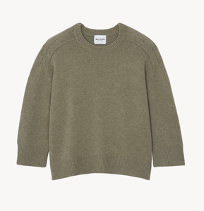 KUJTEN Pull Diane en Cachemire Kaki Chiné
