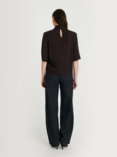 Charger l'image dans la galerie, MARGAUX LONNBERG Chemisier Moro Brown Stripes
