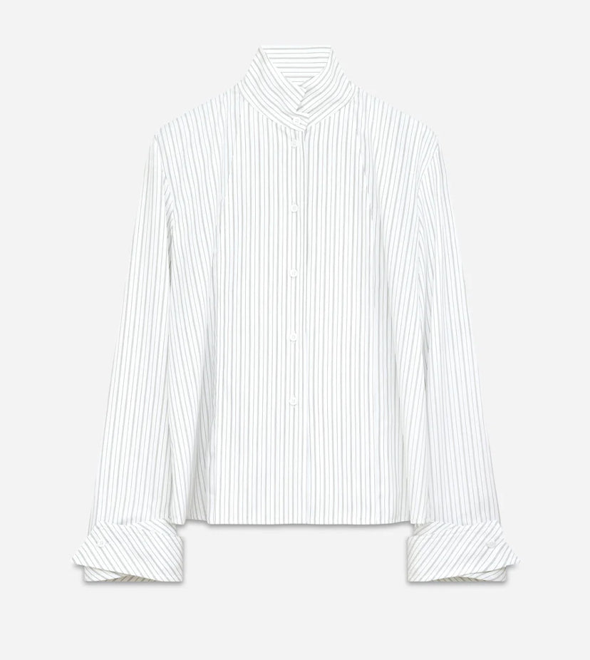 MARGAUX LONNBERG Chemise Jonas Black Sripes