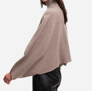 MARGAUX LONNBERG Pull Otis Light Stone