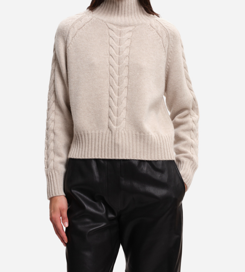 MARGAUX LONNBERG Pull Bambi Beige