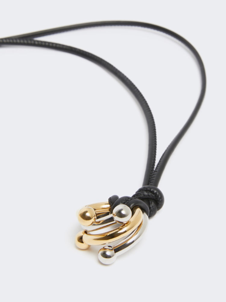 MAX MARA Collier Pendentif Palladium
