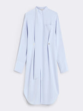 Charger l&#39;image dans la galerie, MaxMara Robe Chemise avec Écharpe Ciel
