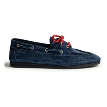Charger l'image dans la galerie, POSA Boat Loafer Corduroy | Navy blue
