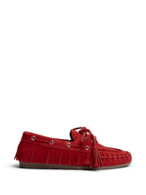 Charger l'image dans la galerie, POSA Boat Loafer Native Suede Ferrari
