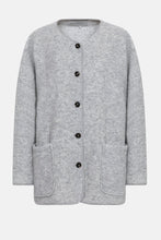 Charger l&#39;image dans la galerie, AME Hannah Wooly Oversized Jacket | Light Grey
