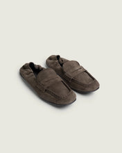Charger l'image dans la galerie, POSA Penny Loafer Square - Suede Dark brown
