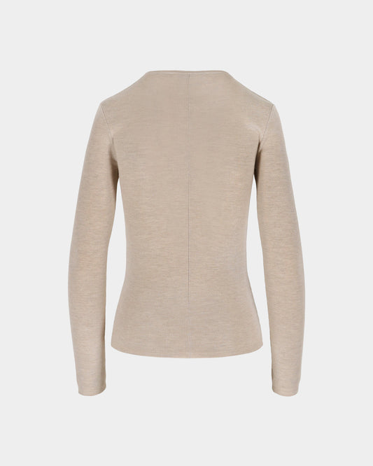 RHUNE Pull Noor - Beige, vue 2