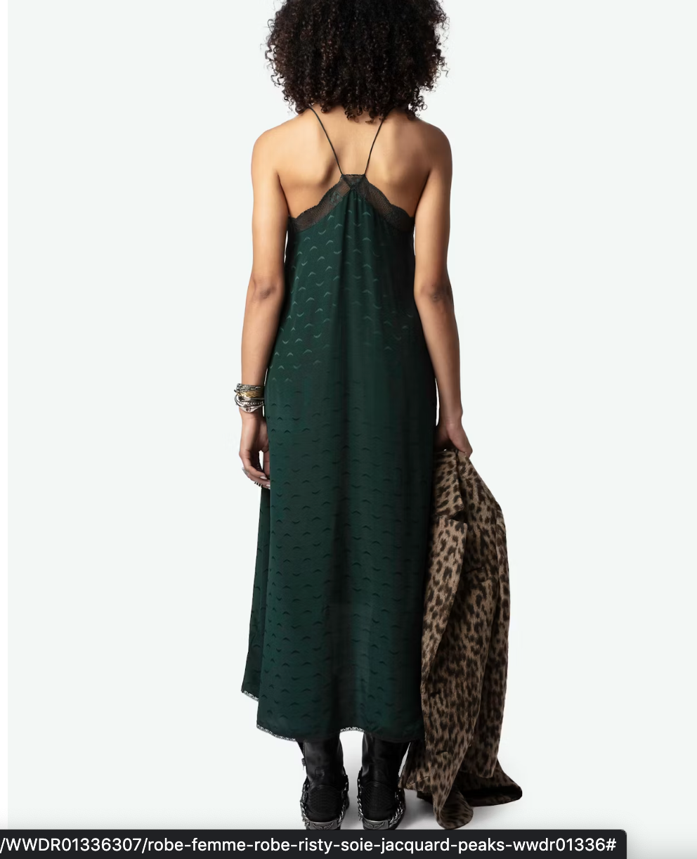 ZADIG VOLTAIRE Robe Risty Wings Soie Jacquard Sur INITIAL K VIRTON LUXEMBOURG initialK