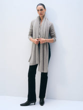 Charger l'image dans la galerie, WHITE+WARREN Écharpe Cachemire Grey Heather
