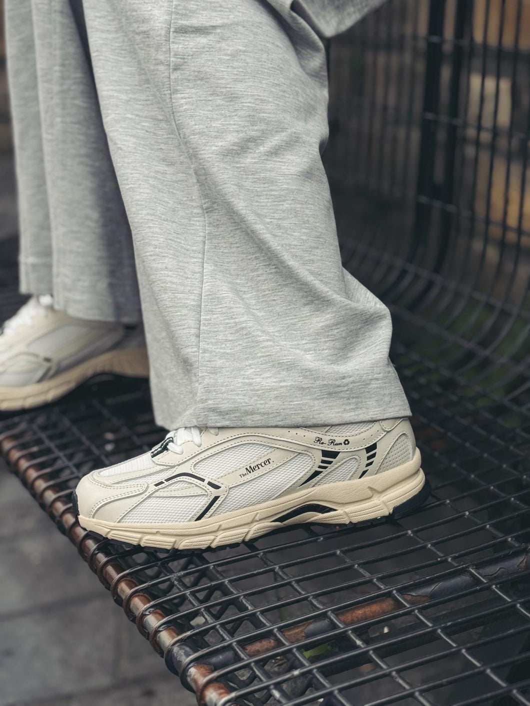 MERCER Re-Run Nappa Off White