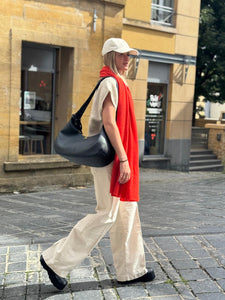 WHITE+WARREN Écharpe en Cachemire Rouge