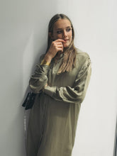 Charger l'image dans la galerie, IRO Robe Chemise en Soir Khaki Brown
