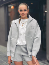 Charger l&#39;image dans la galerie, ANINE BING Bond Zip Up Hoodie Heather Grey
