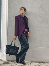 Charger l&#39;image dans la galerie, DRAGON DIFFUSION Sac en Cuir Japan Tote Black
