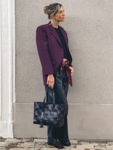 Charger l&#39;image dans la galerie, DRAGON DIFFUSION Sac en Cuir Japan Tote Black
