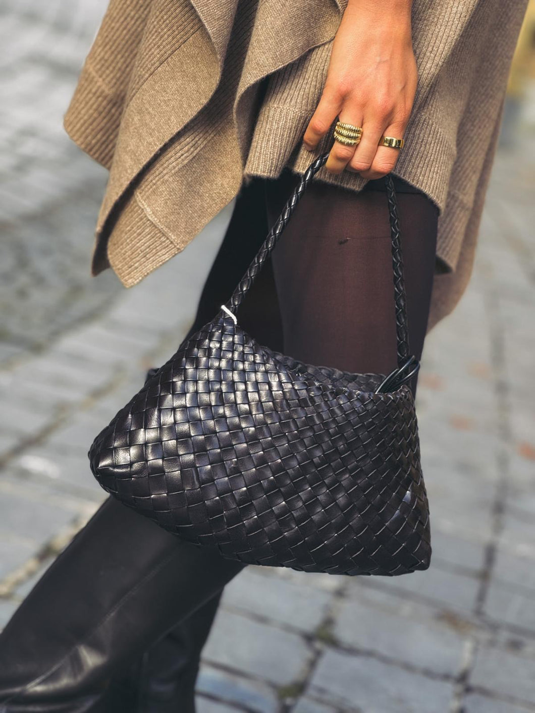 DRAGON DIFFUSION Sac en Cuir Rosanna Black