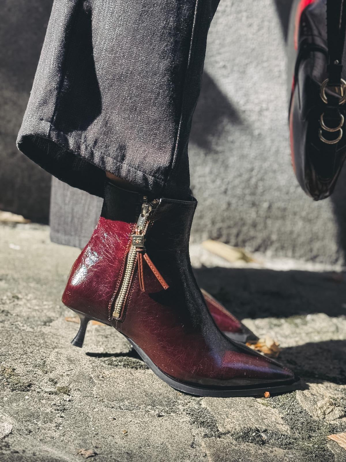 GANNI Bottines Ana Deep Vintage Demitasse – vue 2