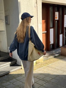 AME Ulla Oversized Sweatshirt | Vintage Navy