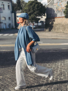 ABSOLUT CASHMERE Pull Bettina Bleu