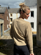 Charger l&#39;image dans la galerie, WHITE+WARREN Pull Cachemire Khaki
