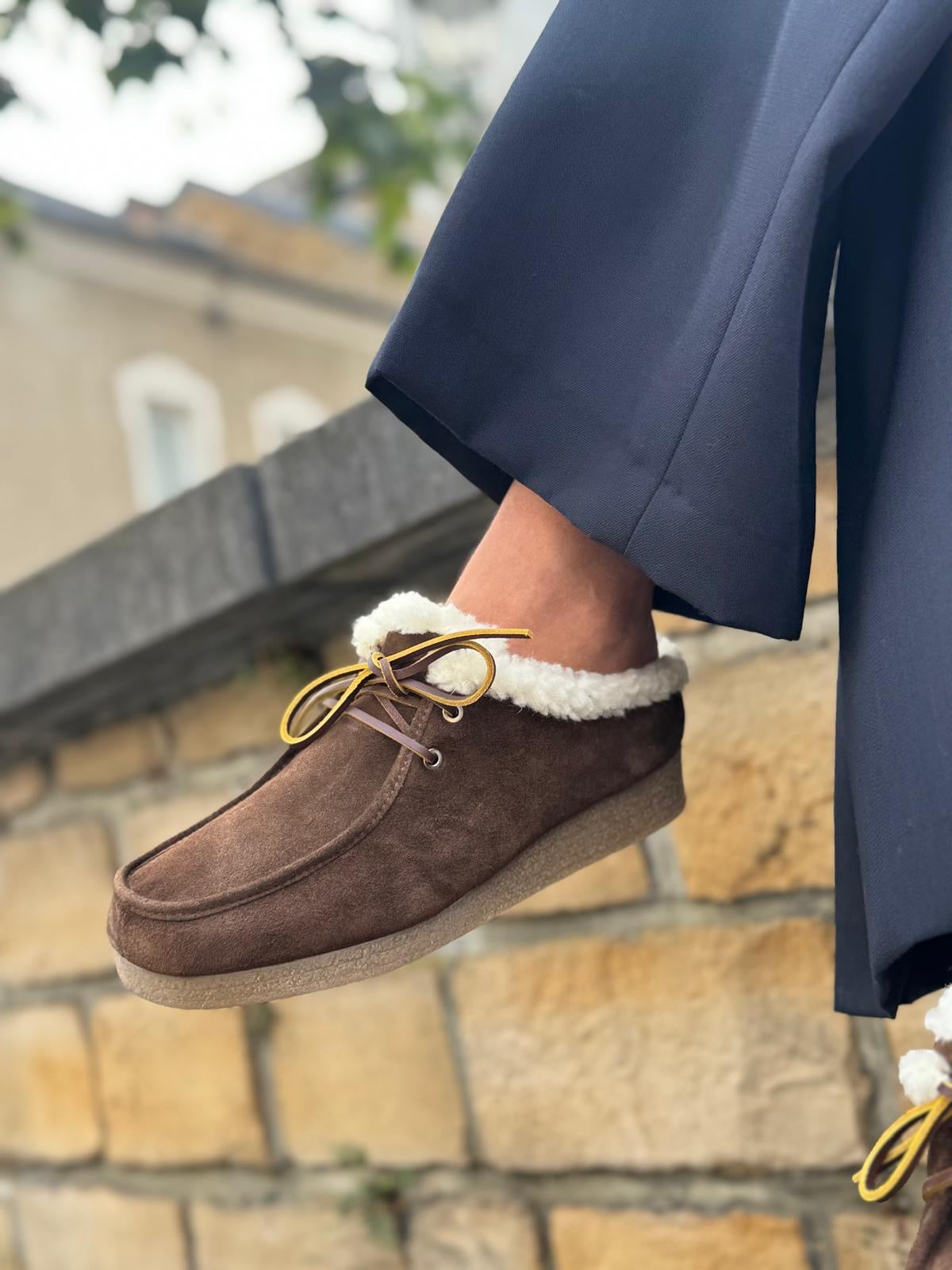 POSA Mules Dolomiti Marron Foncé