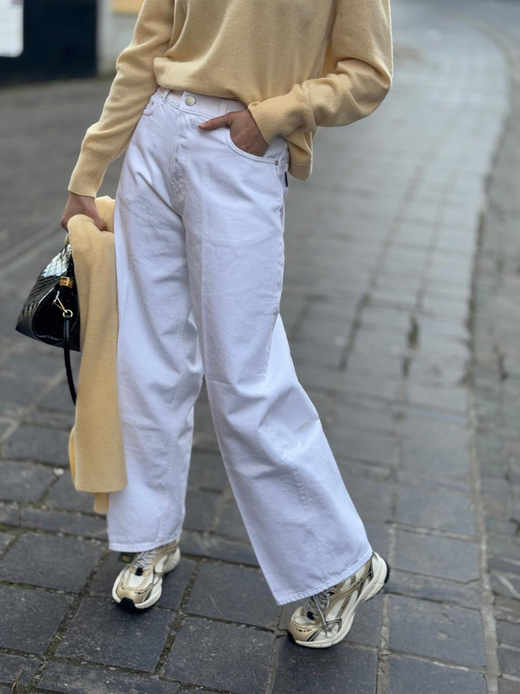 HAIKURE Pantalon Blanc