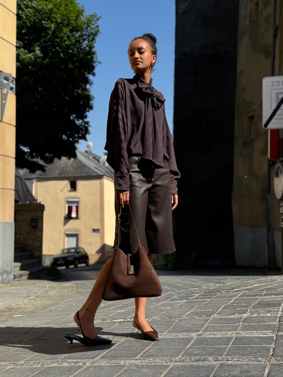 SPORTMAX Blouse Corsaro Chocolat