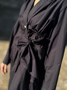 FORTE_FORTE Longue Robe Marine